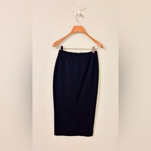 NICHOLAS Black Midi Pencil Skirt for Work
